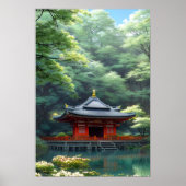 Zen Garden van The Calm Pond Poster (Voorkant)