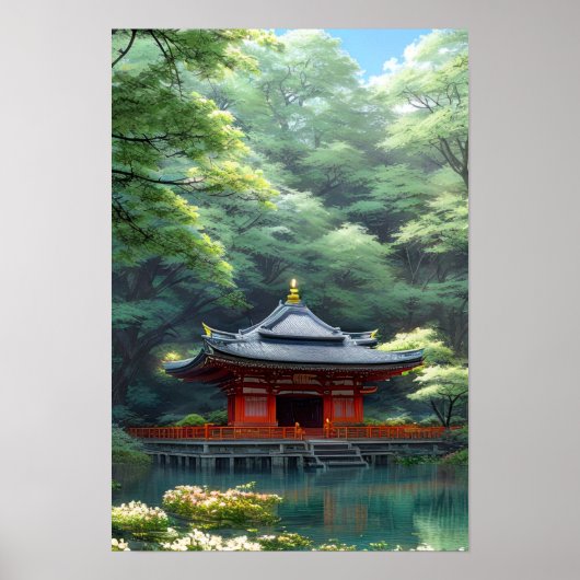 Zen Garden van The Calm Pond Poster (Voorkant)