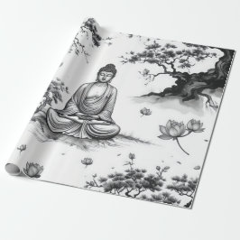 Zen Garden Wrapping Paper Cadeaupapier