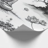 Zen Garden Wrapping Paper Cadeaupapier (Hoek)