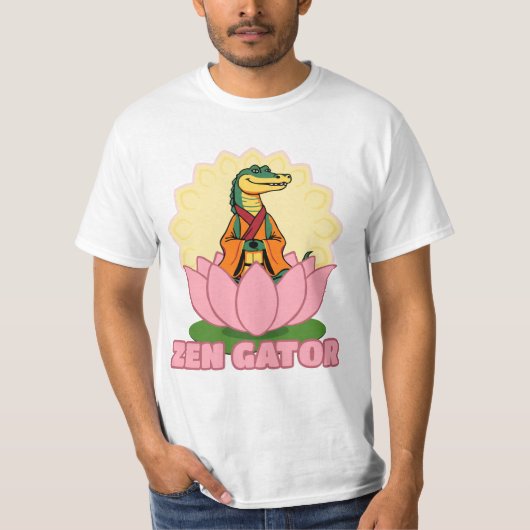 Zen Gator T-shirt design (Voorkant)