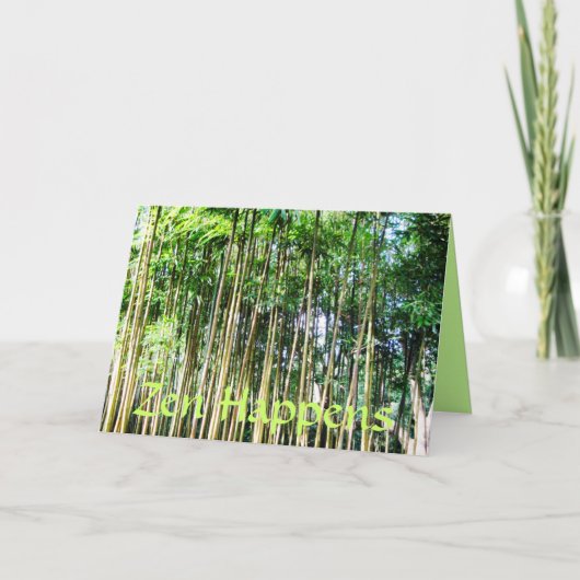 Zen gebeurt kaart (Voorkant)