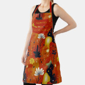 Zen-geïnspireerd bloemontwerp met Abstracte madeli Schort (Insitu)