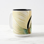 Zen Geïnspireerd proefthema Tweekleurige Koffiemok (Voorkant links)