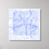 Zen Geïnspireerd strand thema Starfish Canvas Afdruk (Voorkant)