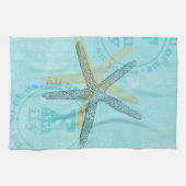 Zen Geïnspireerd strand thema Starfish Theedoek (Horizontaal)