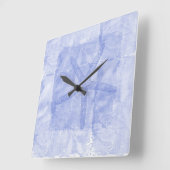 Zen Geïnspireerd strand thema Starfish Vierkante Klok (Hoek)