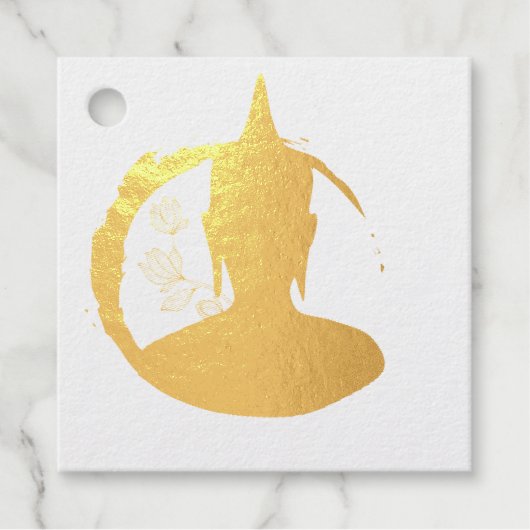 Zen-geïnspireerde gunstlabels bedankjes labels (Voorkant)