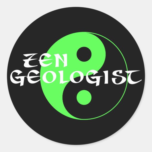 Zen Geologist Sticker (Voorkant)