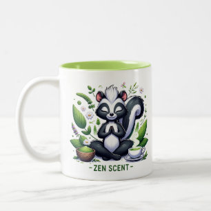 Zen Geurmeditatie Skunk Tweekleurige Koffiemok