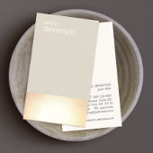 Zen Gold Glow Modern minimalist Visitekaartje