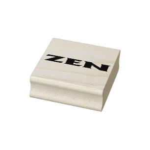 Zen grote rubberen stempel geen handvat