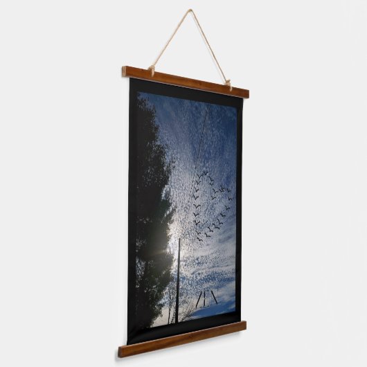 ZEN HANGEND WANDKLEED (Gebogen)