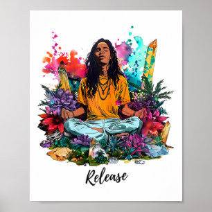 Zen Harmonie Yoga En Meditatie Geïnspireerd Design Poster