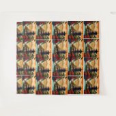 Zen Harmony Pagoda Tapestry Wandkleed (Voorkant (horizontaal))