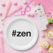 ZEN Hashtag Papieren Bordje (Feest)