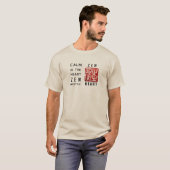 'Zen Heart' kalm in het hart T-shirt (Voorkant volledig)