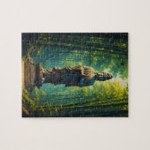 Zen in de bamboebos legpuzzel (Horizontaal)