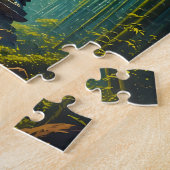 Zen in de bamboebos legpuzzel (Zijkant)