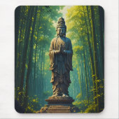 Zen in de bamboebos muismat (Voorkant)