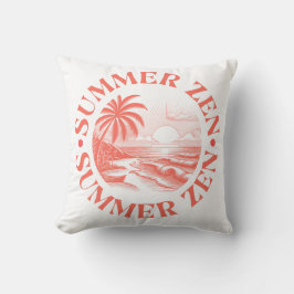 Zen in de zomer: zon en sereniteit kussen