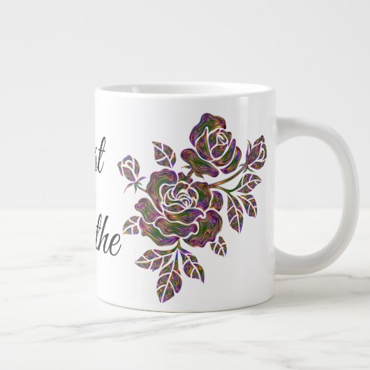 Zen in een kopje grote koffiekop (Rechts)