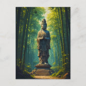 Zen in het bamboe bos briefkaart (Voorkant)