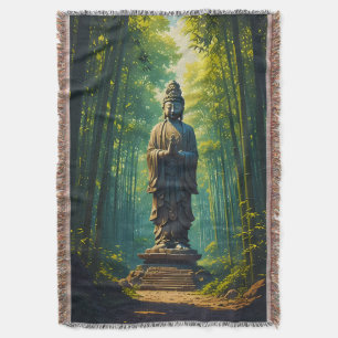 Zen in het bamboe bos deken