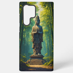 Zen in het bamboe bos samsung galaxy hoesje