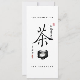 "Zen inspiratie/Theeceremonie" Theeliefhebber Plat