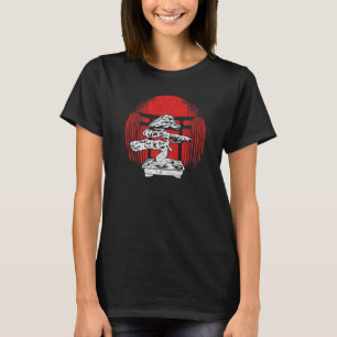 Zen Japanse Cultuur Tuinier Boeddhisme Bonsai Boom T-shirt