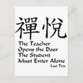 Zen Joy - De leraar Briefkaart (Voorkant)