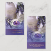 Zen kamer/lavendel visitekaartjes (Voorkant / Achterkant)