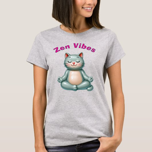 Zen Kat T-shirt (Voorkant)