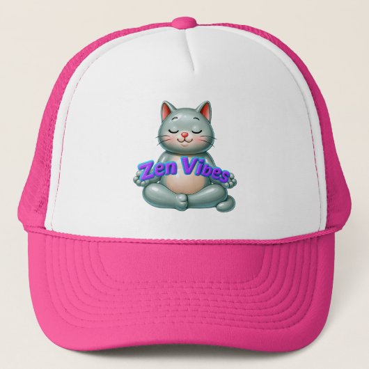Zen Kattenhoed Trucker Pet (Voorkant)