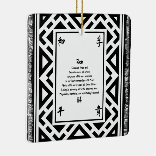 Zen Keramisch Ornament (Rechts)