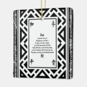 Zen Keramisch Ornament (Links)