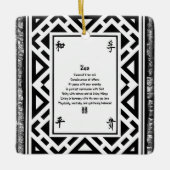 Zen Keramisch Ornament (Voorkant)