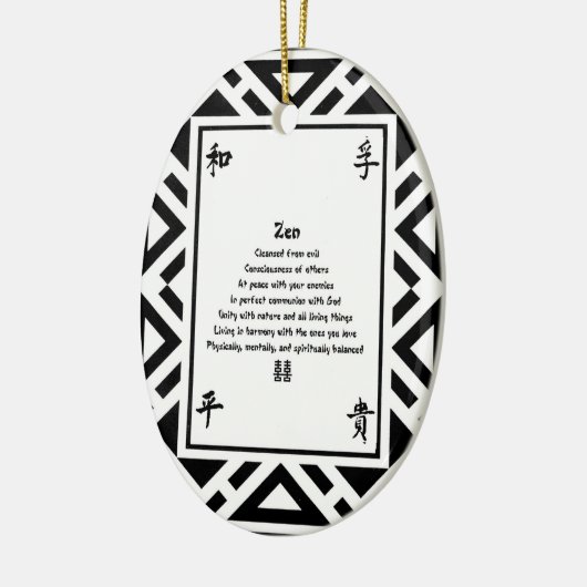 Zen Keramisch Ornament (Links)