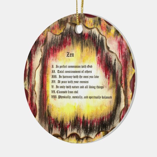 Zen Keramisch Ornament (Links)