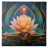 Zen keramische Tegel Tegeltje (Voorkant)