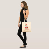 Zen Kerst Santa Boodschappentas Tote Bag (Voorkant (model))