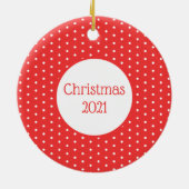 Zen Kerst Santa Ornament (Achterkant)