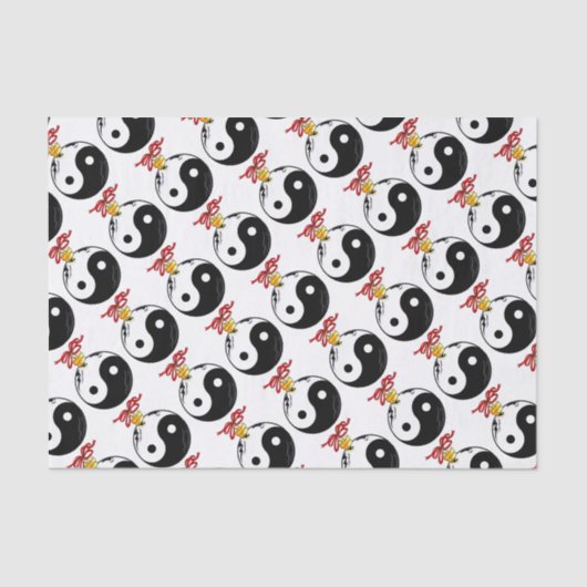 Zen-kerstDesign Tissuepapier (Voorkant)