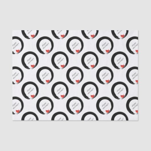 Zen-kerstDesign Tissuepapier (Voorkant)