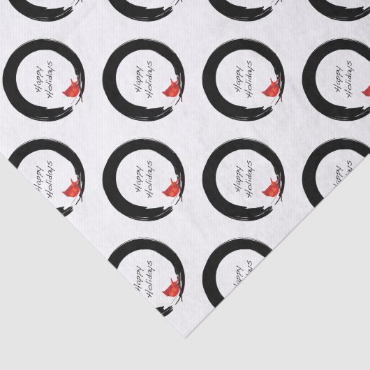 Zen-kerstDesign Tissuepapier (Detail)