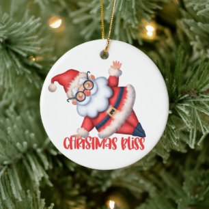 Zen Kerstman Kerstbal Keramisch Ornament