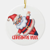 Zen Kerstman Kerstbal Keramisch Ornament (Voorkant)