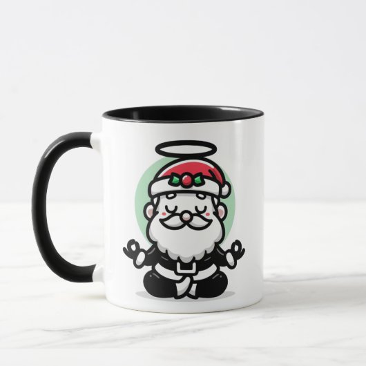 Zen Kerstman Mok – Vreedzame Mediterende Claus Vak (Links)