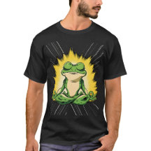 Zen Kikker Meditatie Super Saiyan Gloei Kunst